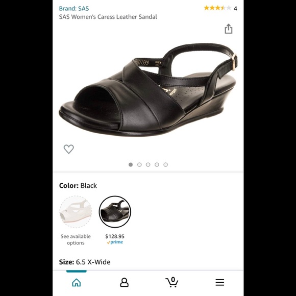 SAS Caress style sandals Size 6.5 XW - Picture 9 of 9